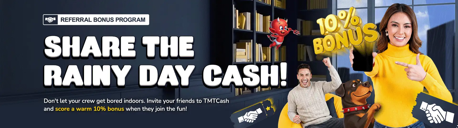 TMT Cash 88 - SHARE THE RAINY DAY CASH!